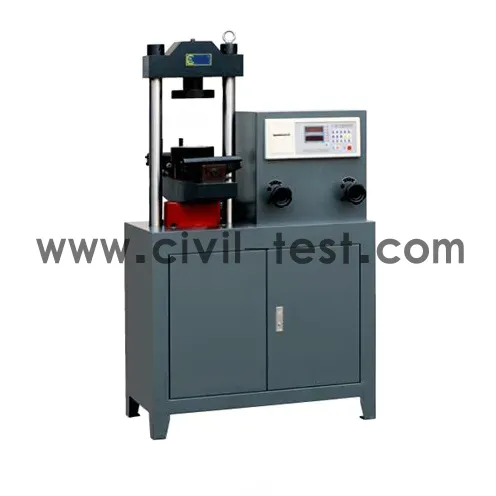 Flexure Test Device for Harden Concrete Mixture